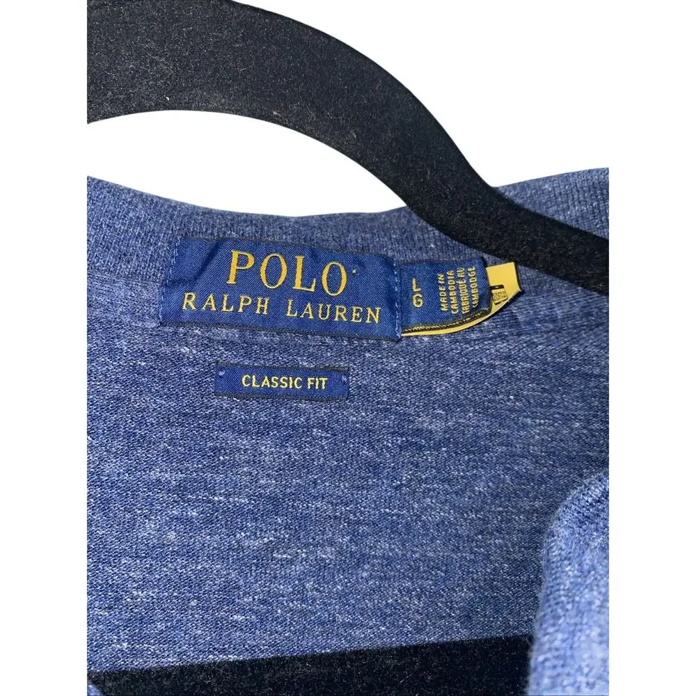 Polo Ralph Lauren Polo Shirt size Large Classic Fit Blue With Red Horse